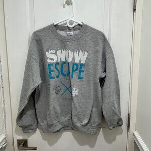 Gildan, Unisex Hoodie sweatshirt, Gray, Medium